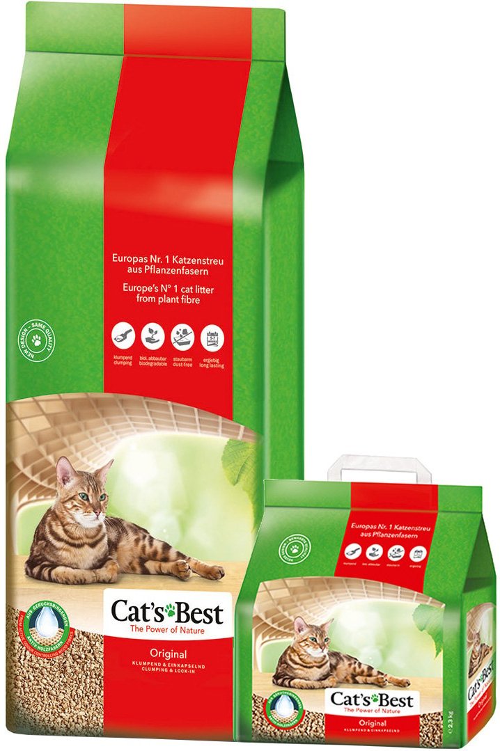 Cats Best Original Katzenstreu 40l+5l gratis (19,3kg)