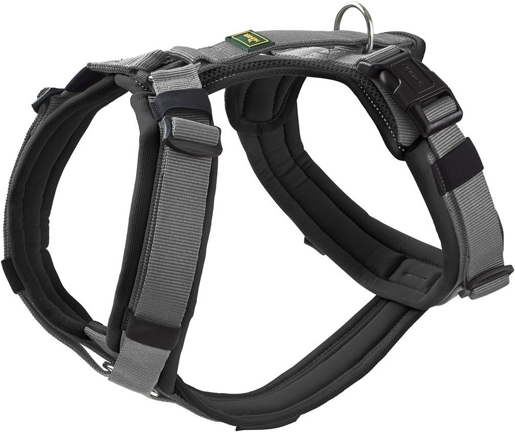 Hunter Geschirr Maldon Up schwarz/grau 34-49/XS