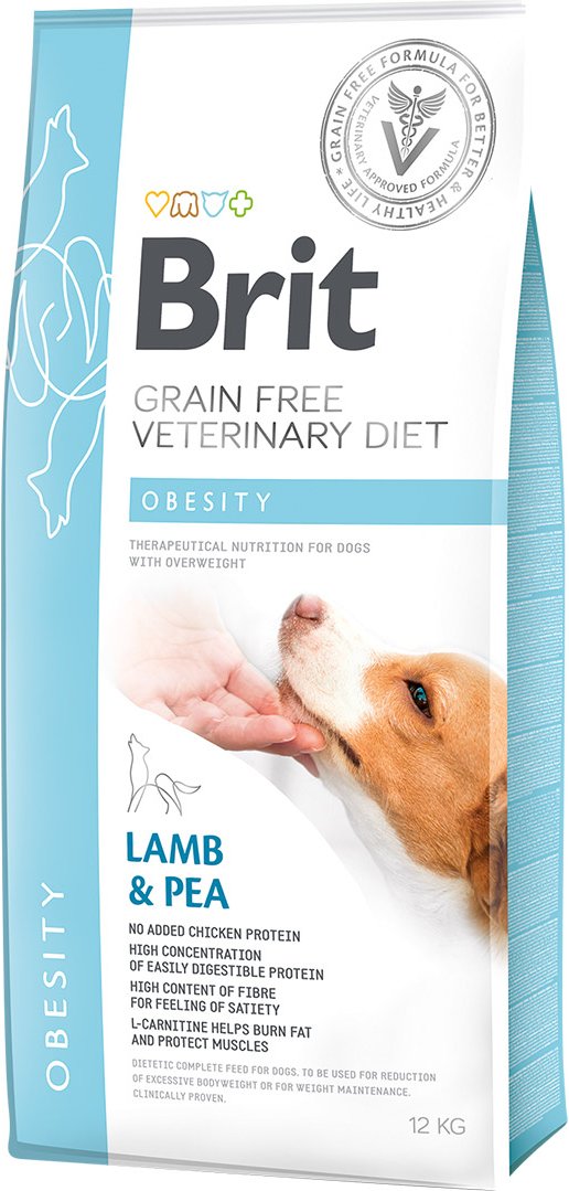 Brit Vet Diet Dog Obesity 12 kg
