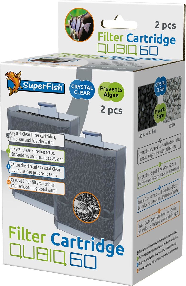 SuperFish QUBIQ Filterkartuschen 60