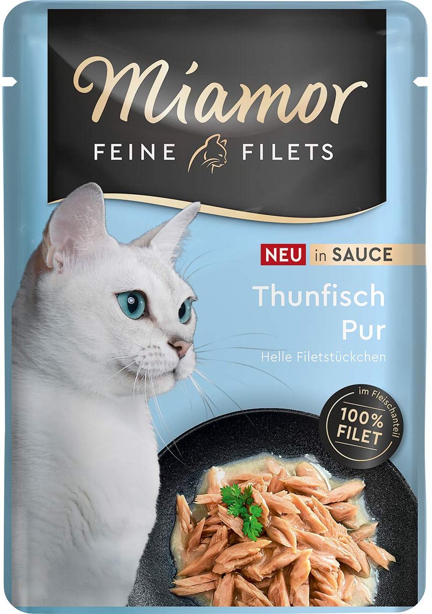 Thumbnail - Miamor Feine Filets in Sauce Thunfisch Pur 24x100g