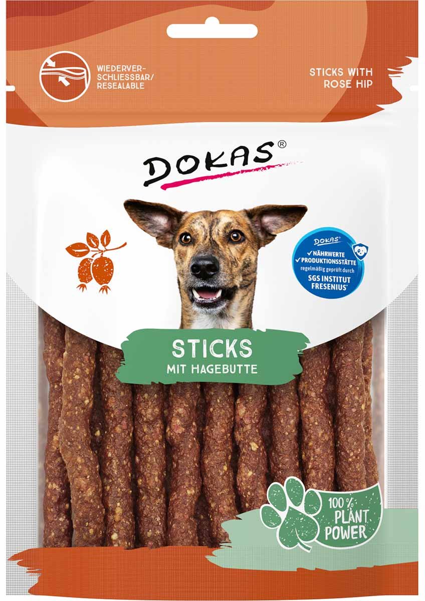 Thumbnail - Dokas Sticks mit Hagebutte 105g