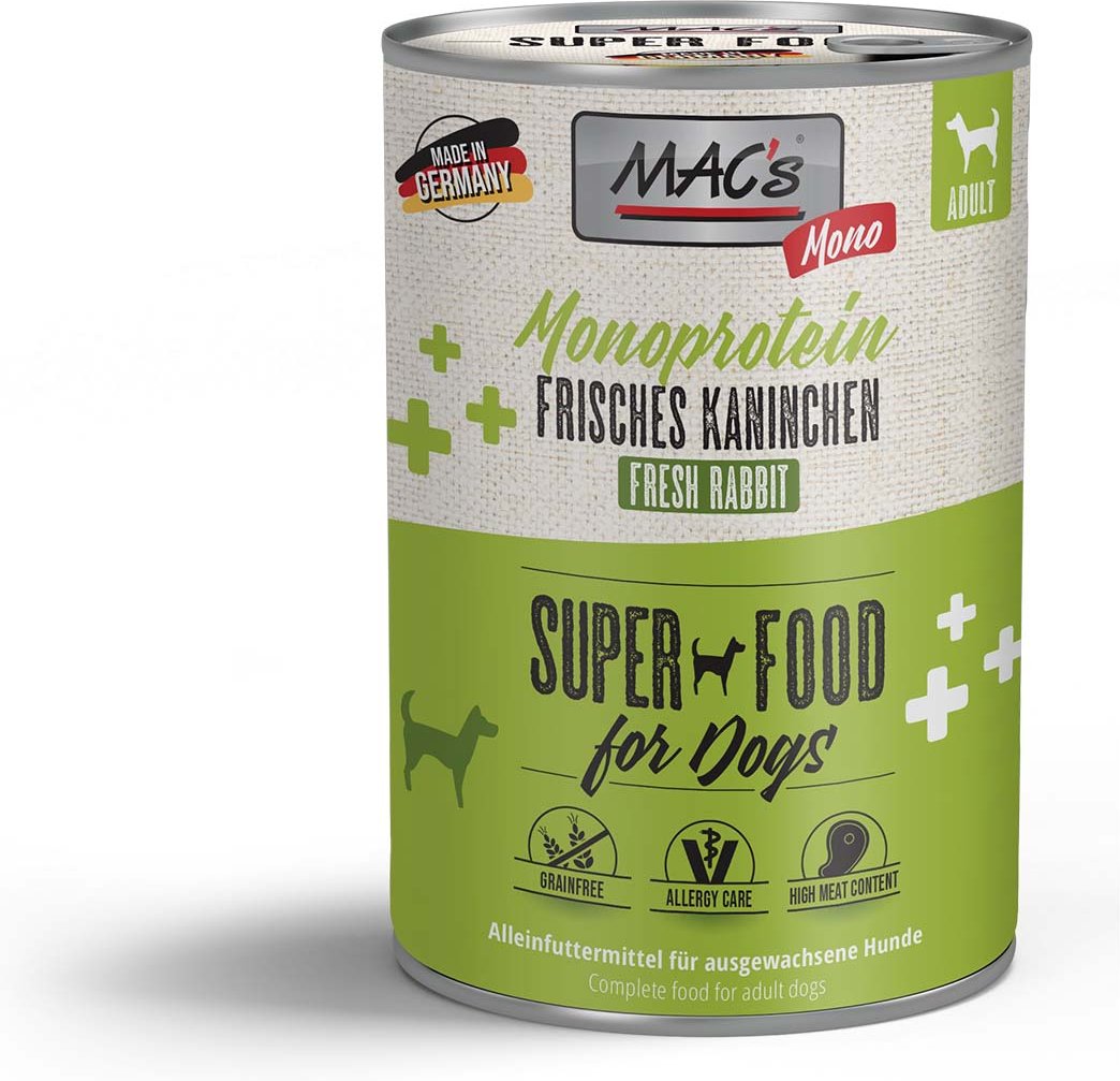 MAC's Dog Mono Frisches Kaninchen 6x400g