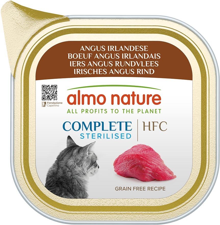 Almo Nature Complete Sterilised Irisches Angus Rind 17x85g