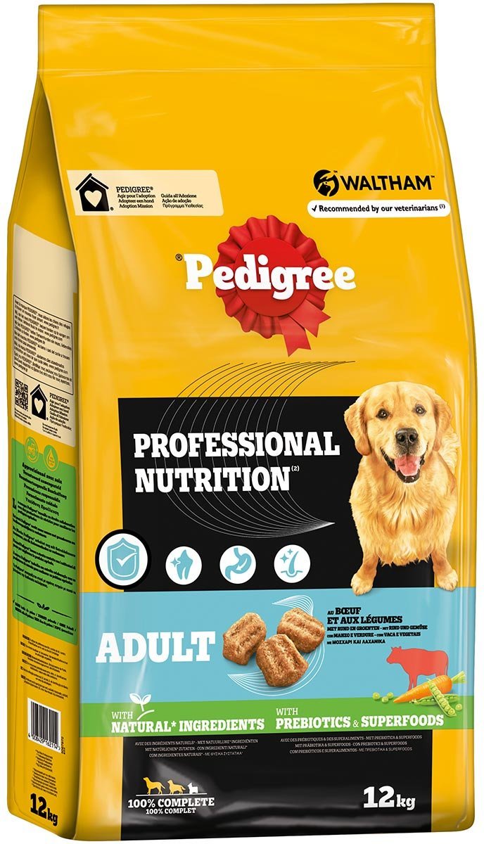 Pedigree Professional Nutrition Adult Rind & Gemüse 12kg