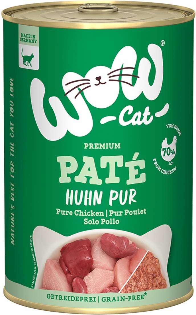 WOW CAT Adult Huhn Pur 6x400g