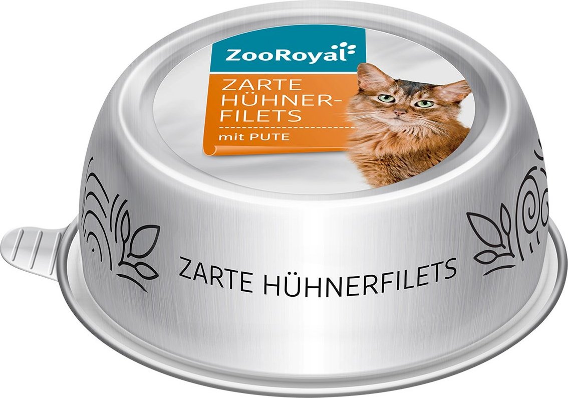 ZooRoyal Zarte Hühnerfilets mit Pute 12x85g