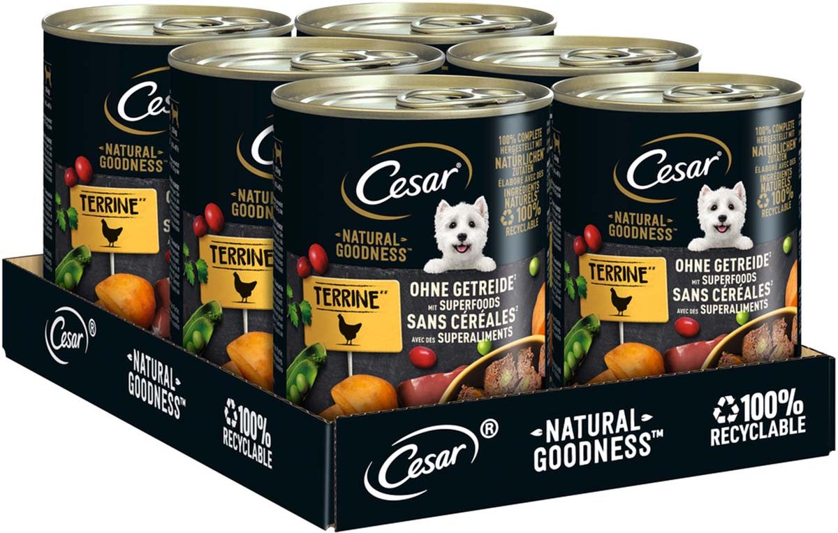 Cesar NATURAL GOODNESS mit Huhn 12x400g