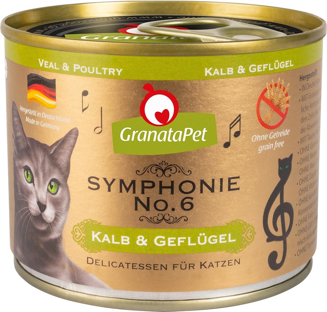 GranataPet Symphonie No. 6 Kalb & Geflügel 6x200g
