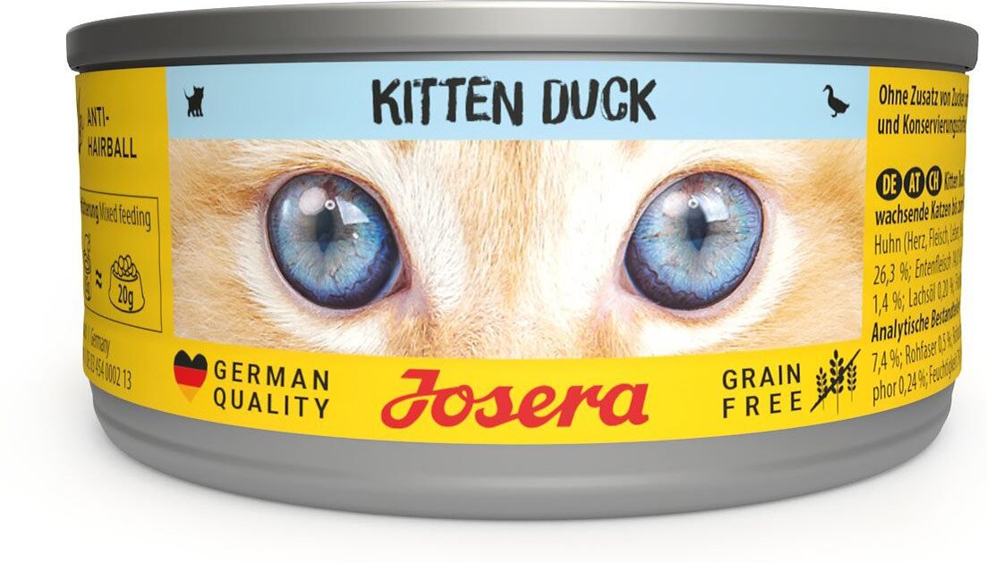 Josera Kitten Nassfutter Duck 12x85g