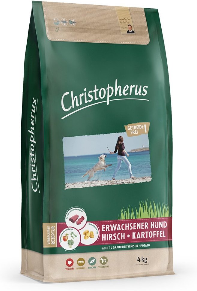 Christopherus Getreidefrei Hirsch und Kartoffel 4kg