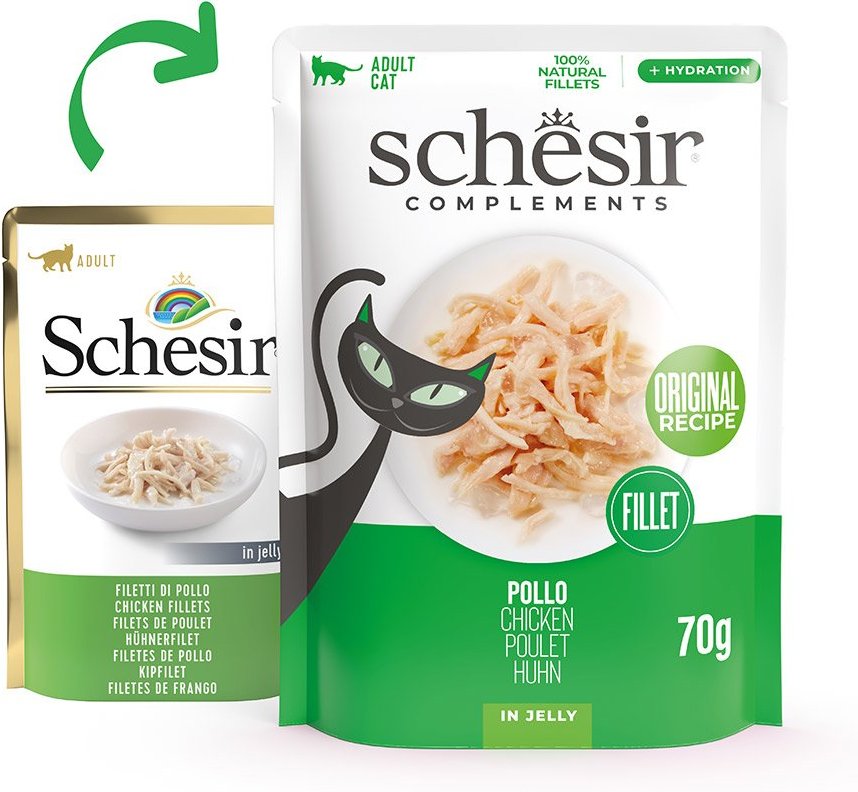 Schesir Cat Huhn in Jelly 12x70 g