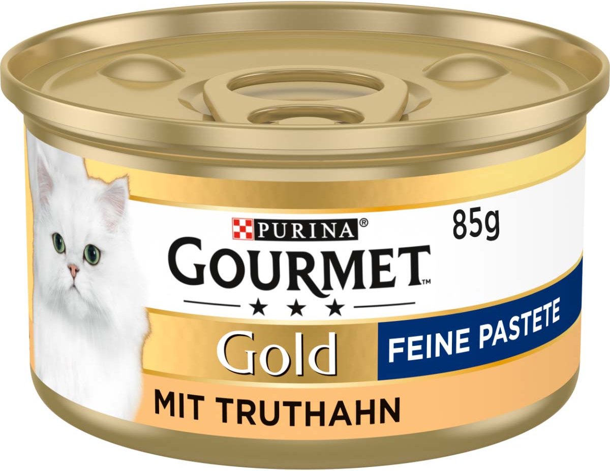 GOURMET Gold Feine Pastete mit Truthahn 12x85g