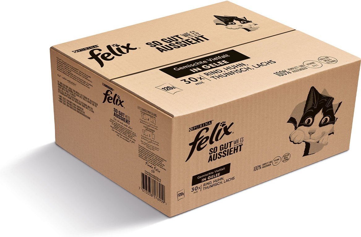 FELIX So gut wie es aussieht in Gelee Gemischte Vielfalt 120x85g