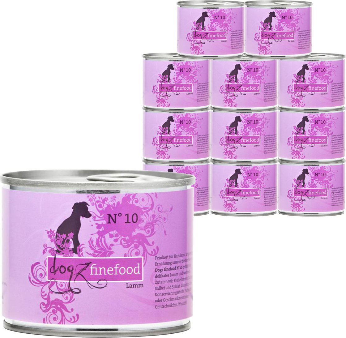 dogz finefood No. 10 Lamm 12x200g