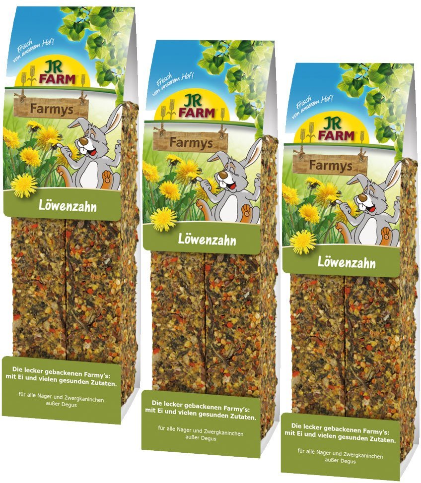 JR Farm Farmy's Löwenzahn Knabberstangen 3 x 160g