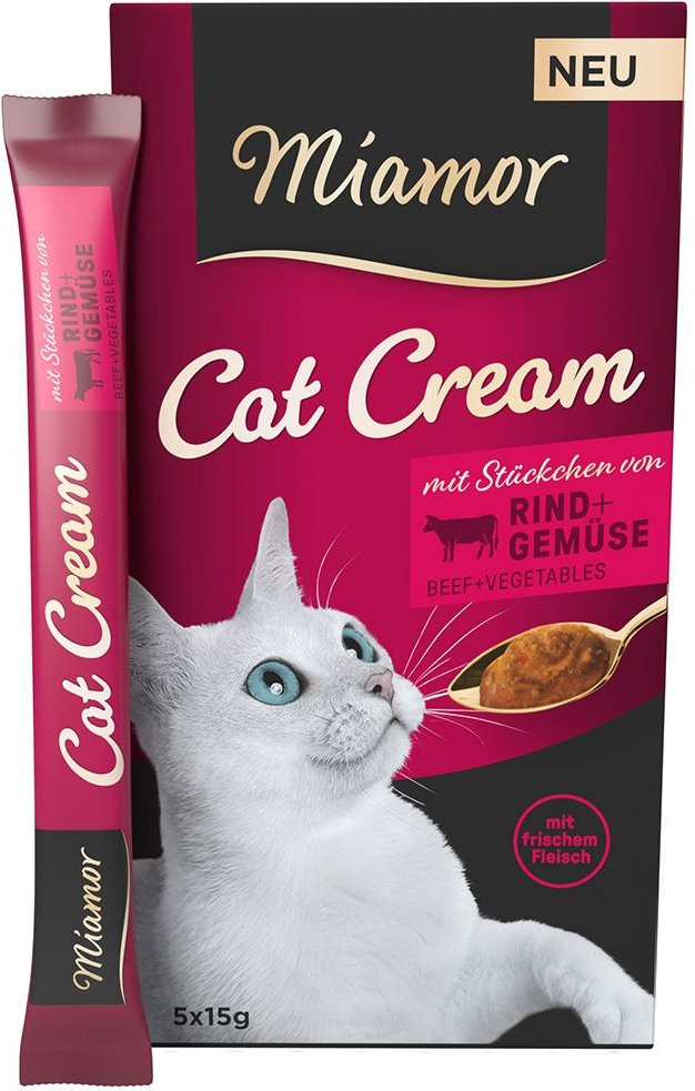 Miamor Cat Cream Rind + Gemüse 20x15g