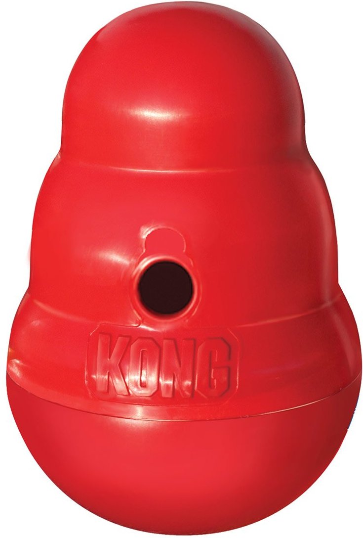 KONG Hundespielzeug Wobbler rot S