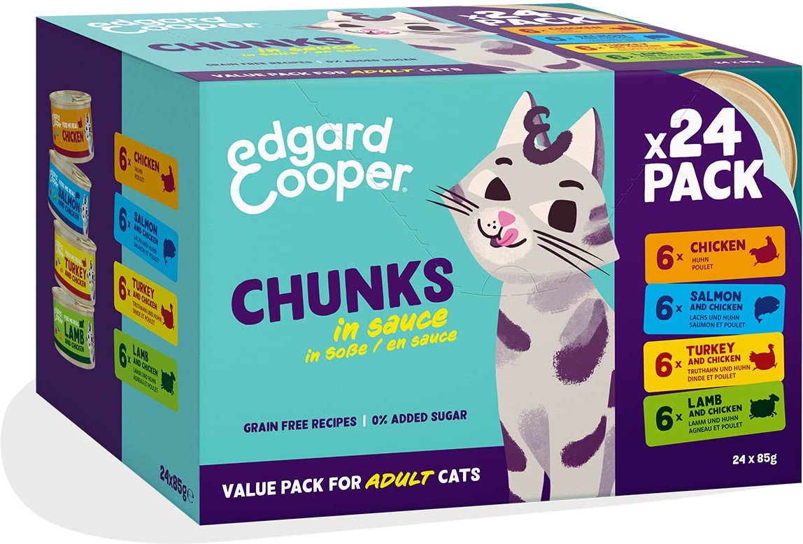 Edgard & Cooper Adult Multipack in Soße 24x85 g