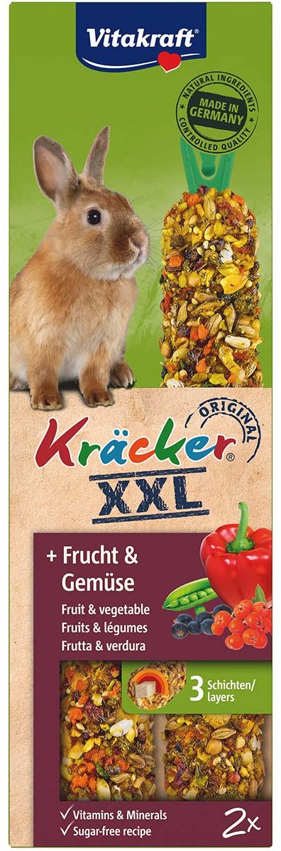 Vitakraft Kräcker XXL Frucht & Gemüse 4 Stück