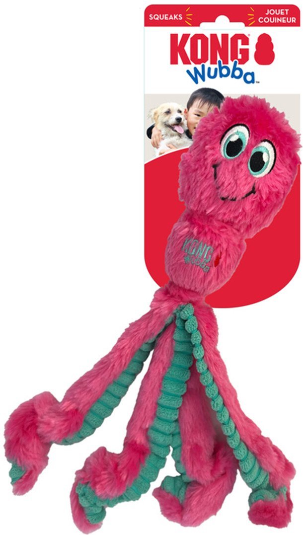 KONG Hundespielzeug Wubba Oktopus L - sortiert