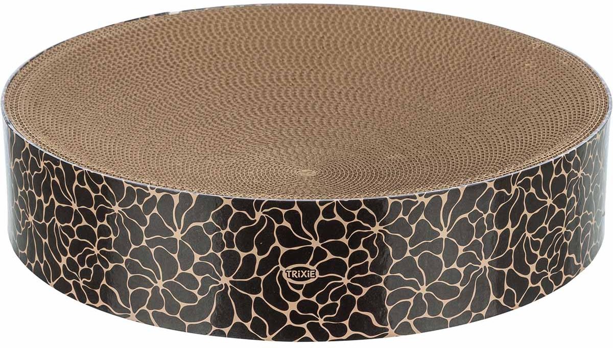 TRIXIE Kratzpappe rund mit Katzenminze, ø 45 × 10 cm Floral