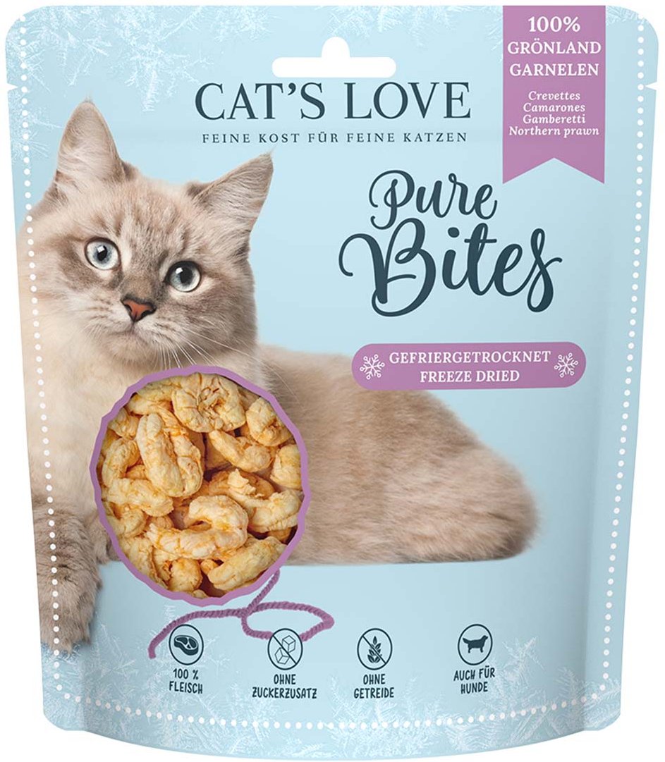 Cat's Love Pure Bites Grönlandgarnele 30g