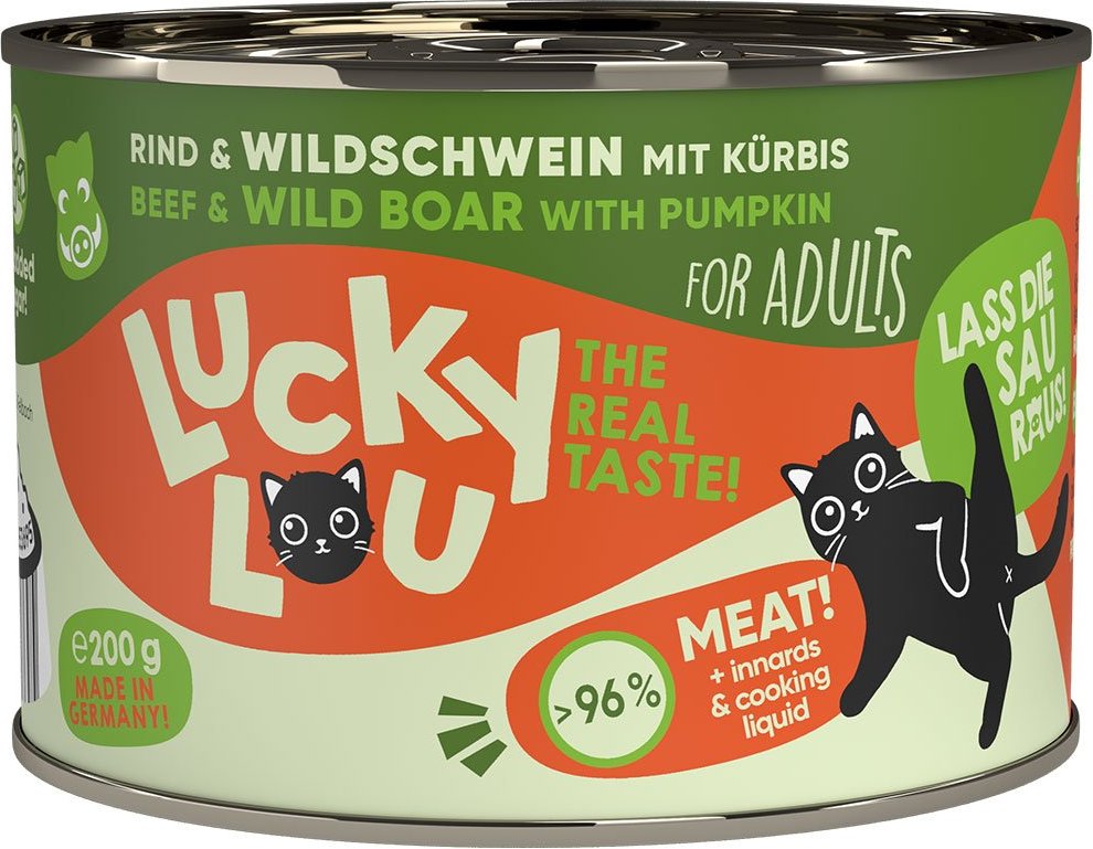 Lucky Lou Lifestage Adult Rind & Wildschwein 24x200g