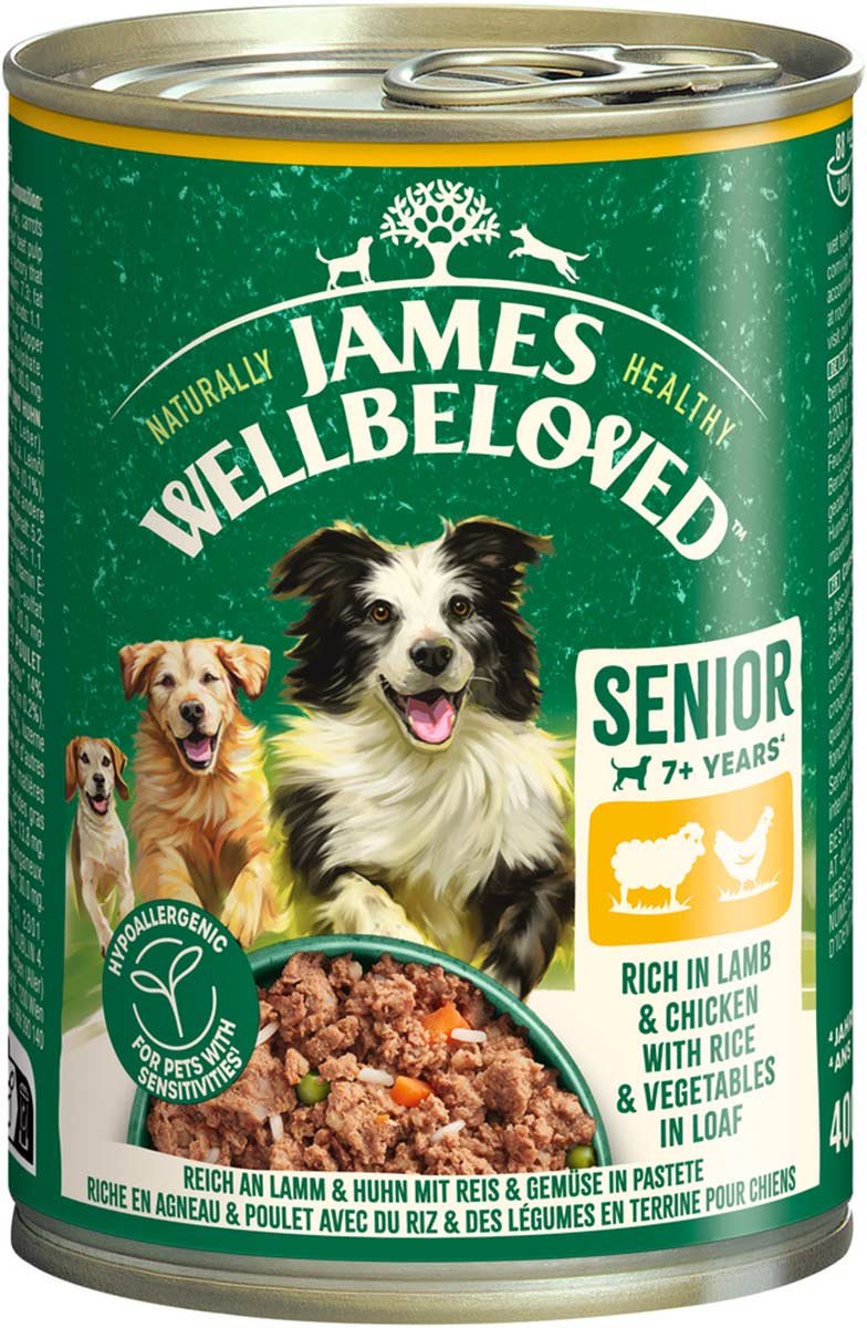 JAMES WELLBELOVED Senior Lamm & Huhn Pastete 6x400 g