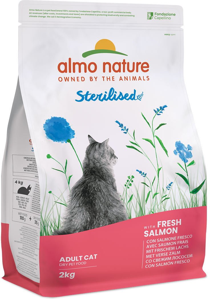 Almo Nature Sterilised mit Frischem Lachs 2kg