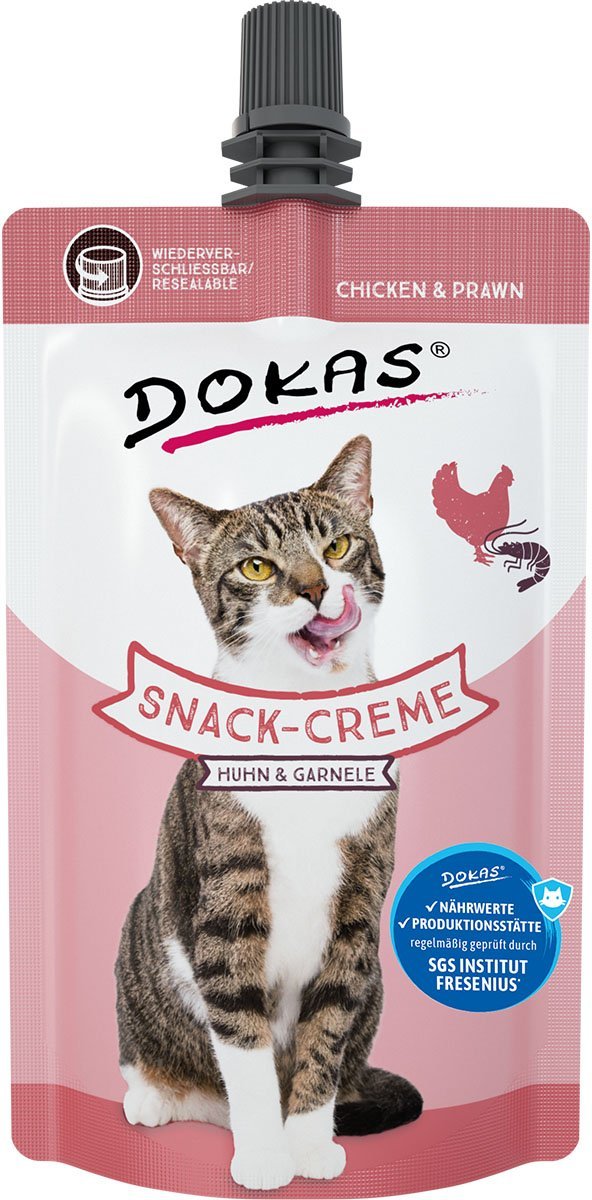 Dokas Snack-Creme Huhn & Garnele 7x90g
