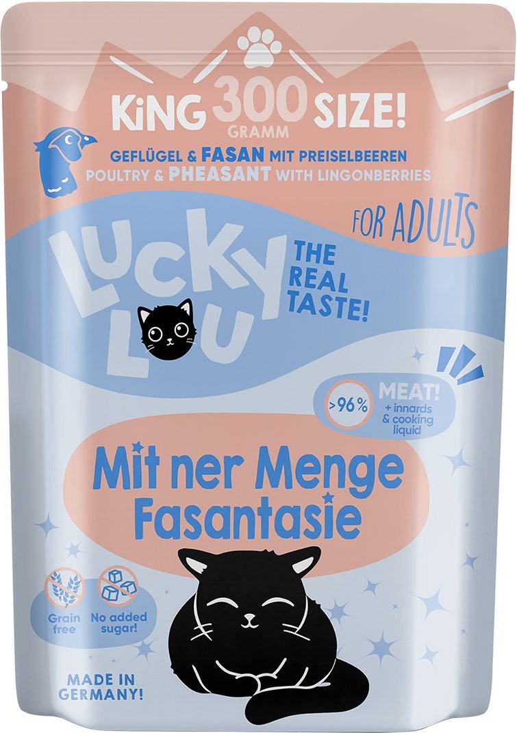 Lucky Lou Lifestage Adult Geflügel & Fasan 6x300g