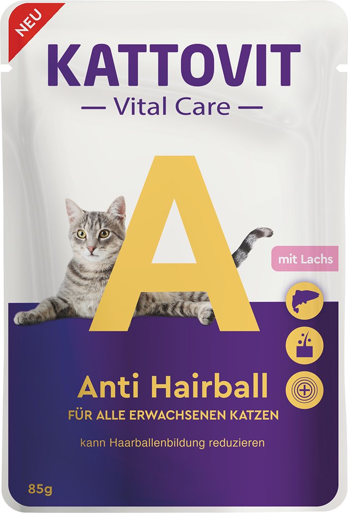 Kattovit Vital Care Anti Hairball Pouches 24x85g