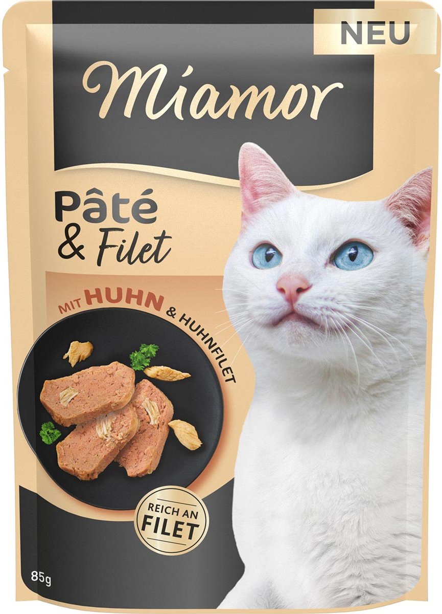 Miamor Pate & Filet mit Huhn 10x85g
