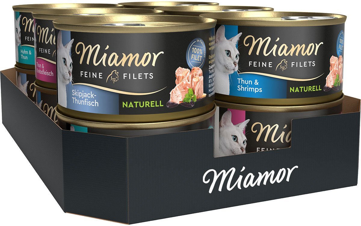 Miamor Feine Filets naturell Mixtray 1 12x80g