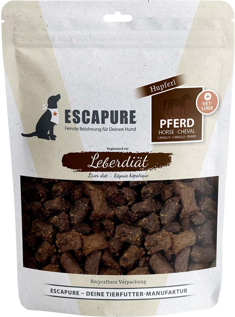 Escapure VET-Leberdiät Hupferl Pferd 150g