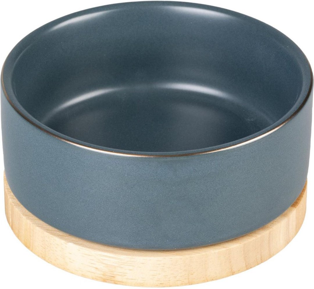 Duvoplus Futternapf Stone Timber 450ml blau