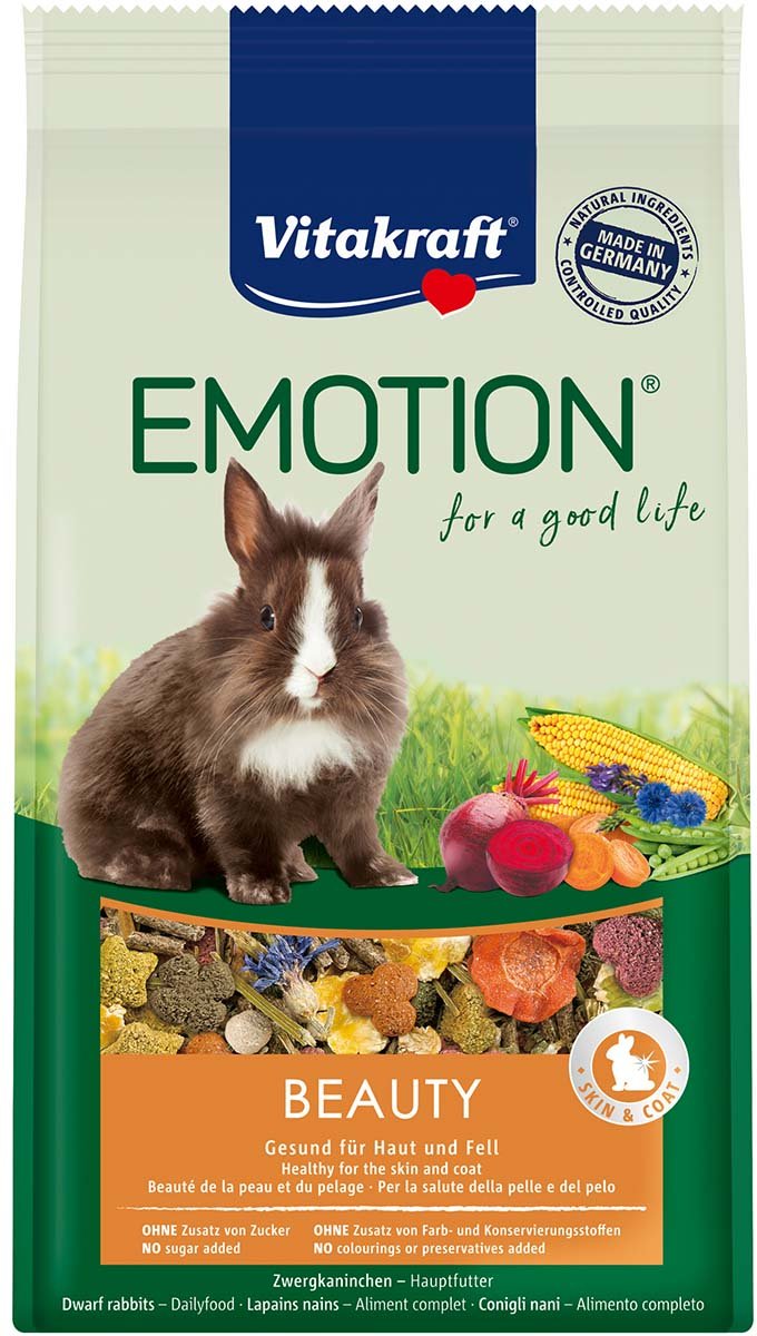 Vitakraft Emotion Beauty Selection Adult Zwergkaninchen 600g