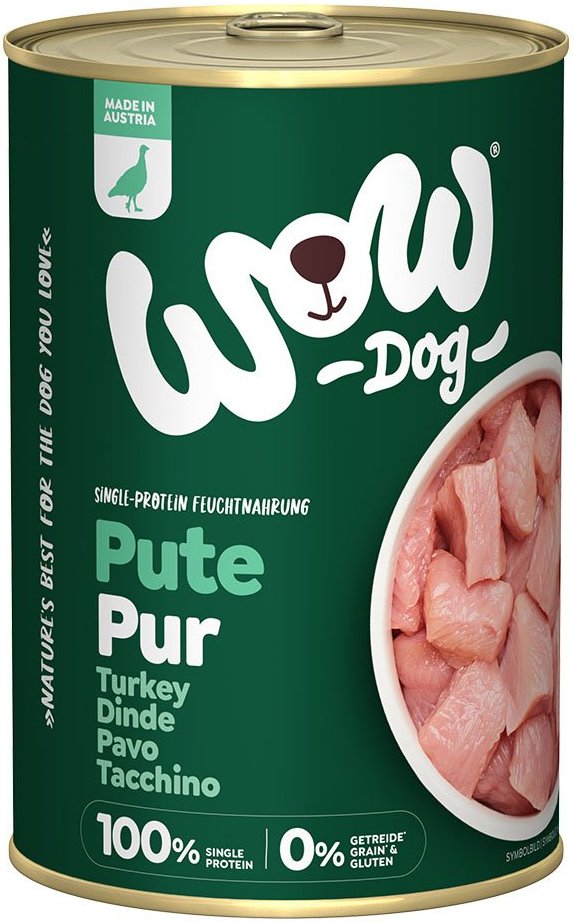 WOW Dog Pute Pur 6x400g