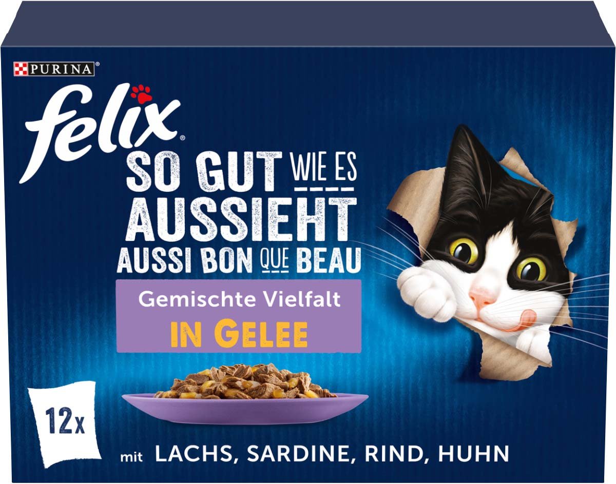 FELIX So gut wie es aussieht in Gelee Senior Gemischte Vielfalt 12x85g