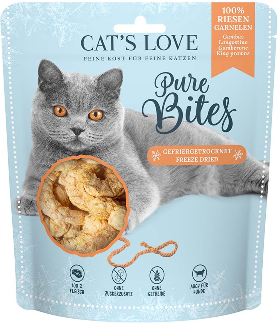 Cat's Love Pure Bites Riesengarnele 25g