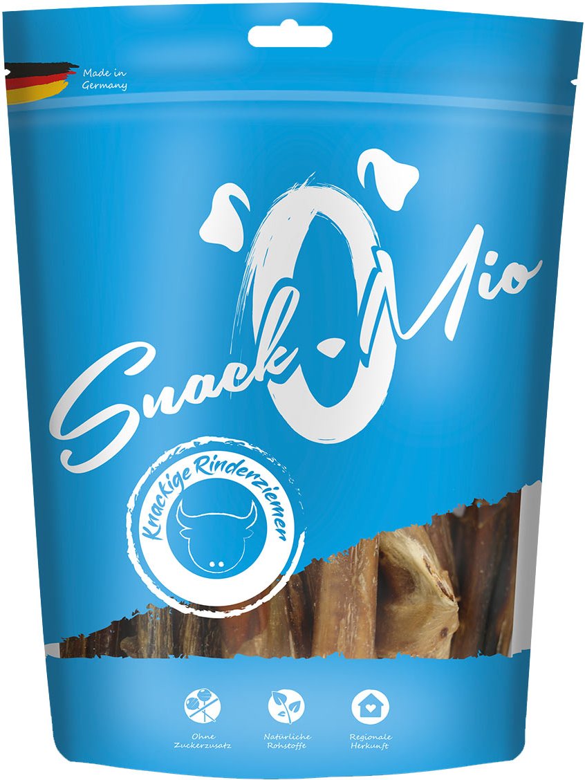 SnackOMio - knackige Rinderziemer 10 Stück