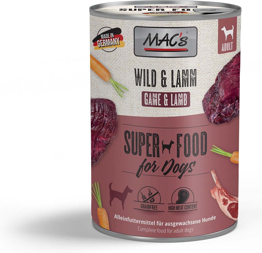 MAC's Dog Wild und Lamm 6x400g