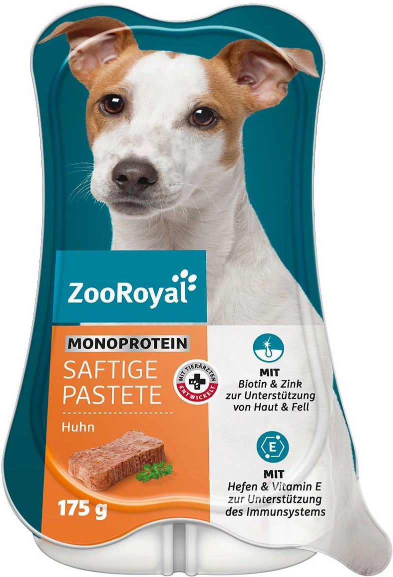 ZooRoyal Saftige Pastete Mono-Protein Huhn 15x175g