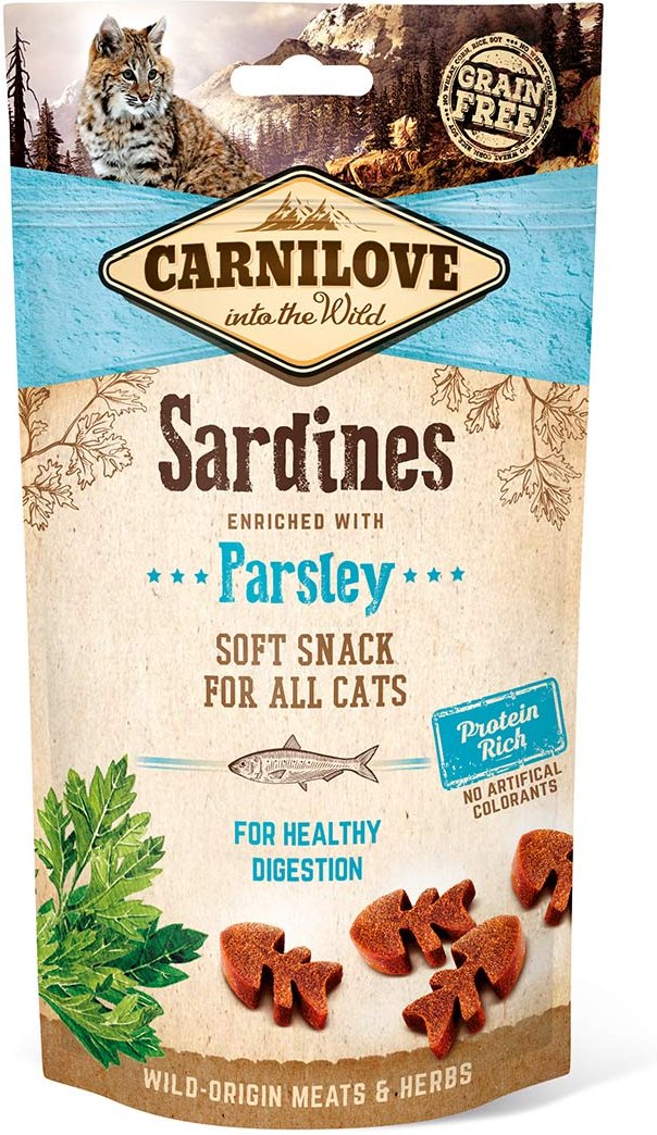 Carnilove Cat - Soft Snack - Sardine with Parsley 6x50g