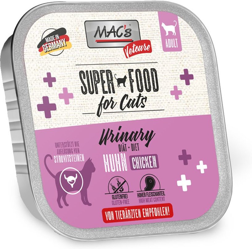 MAC's Cat Vetcare Huhn Urinary 32x100g