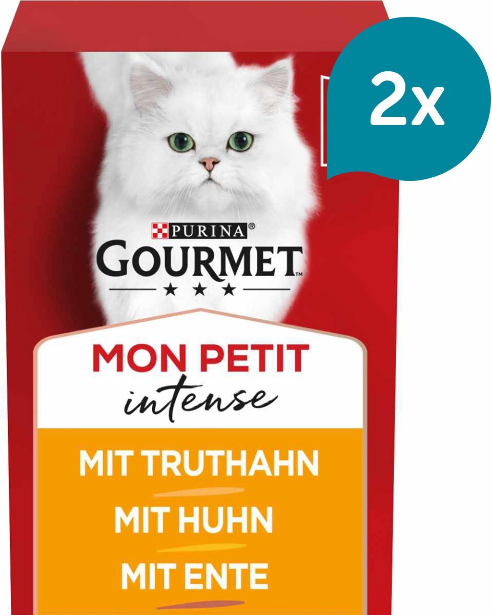 GOURMET Mon Petit Intense Geflügel-Variationen 12x50g