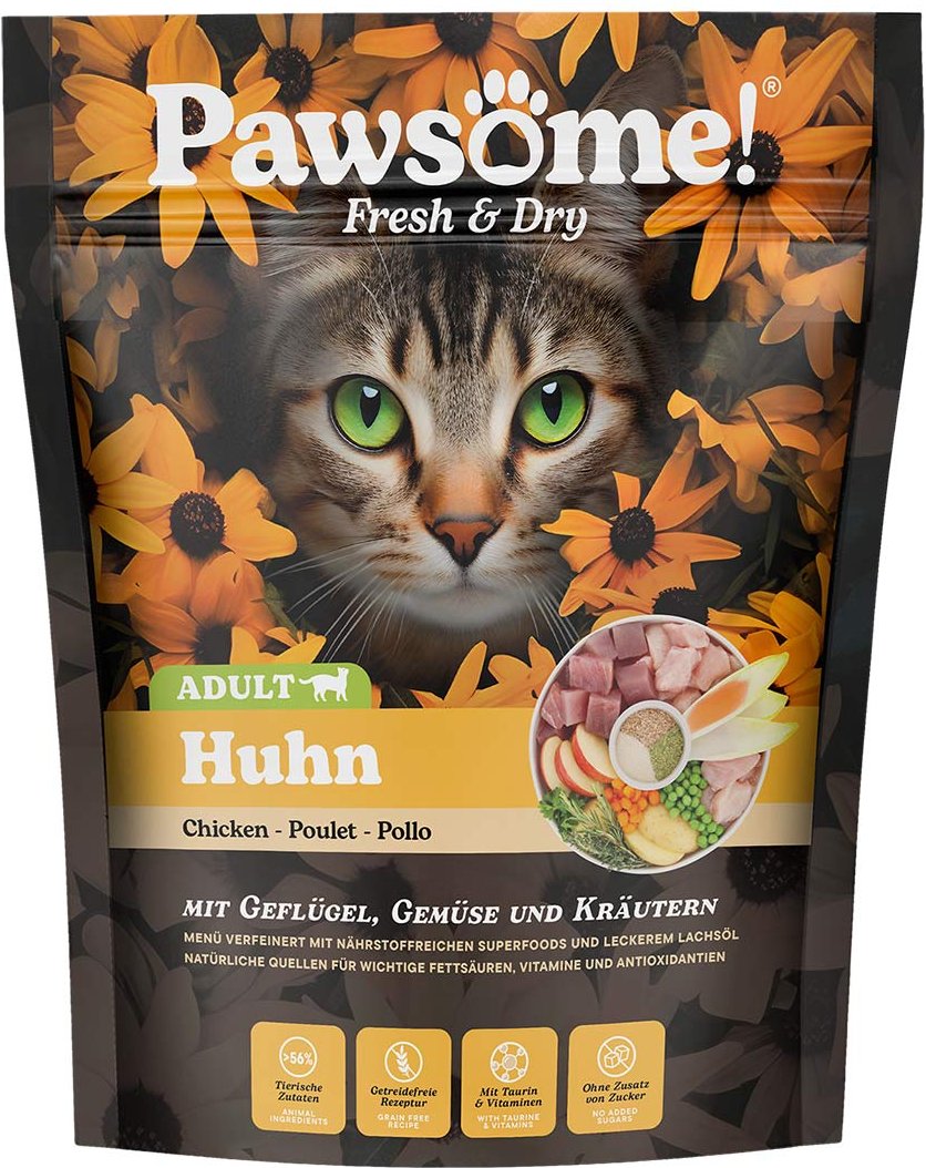 Pawsome Fresh & Dry Adult Huhn 750g