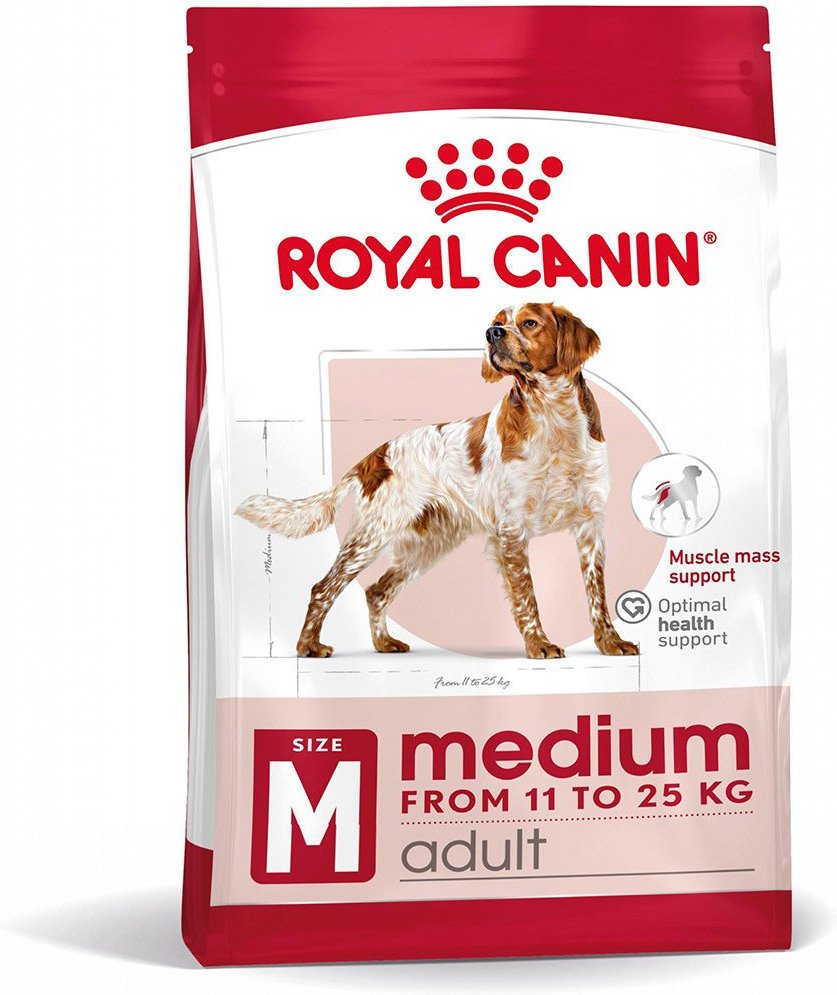 ROYAL CANIN MEDIUM Adult Trockenfutter für mittelgroße Hunde 15kg