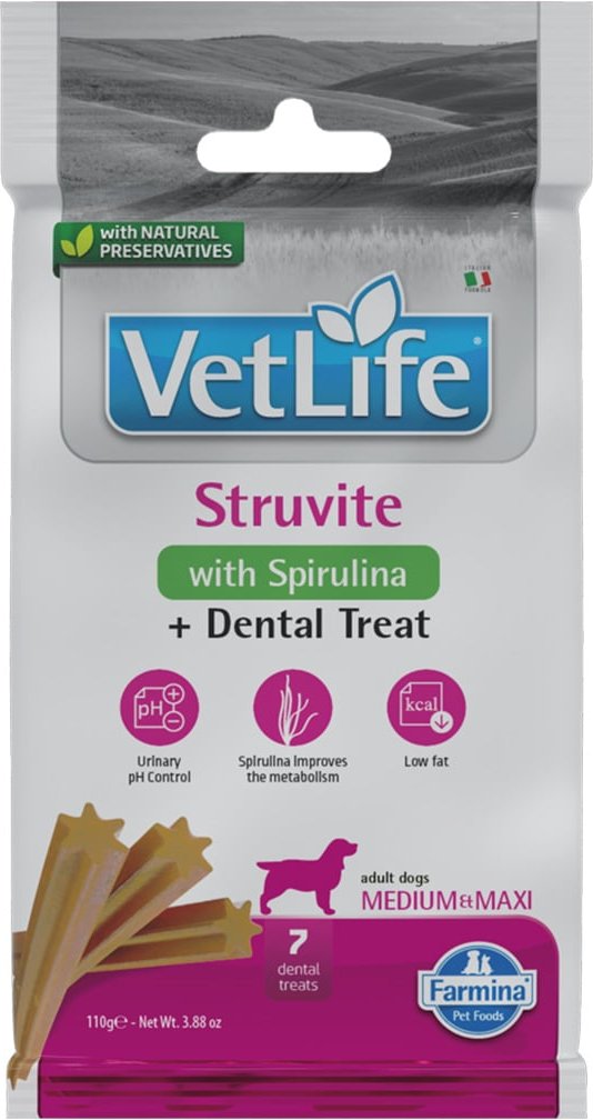 Farmina Vet Life Dental Treat Struvit Medium/Maxi 110g